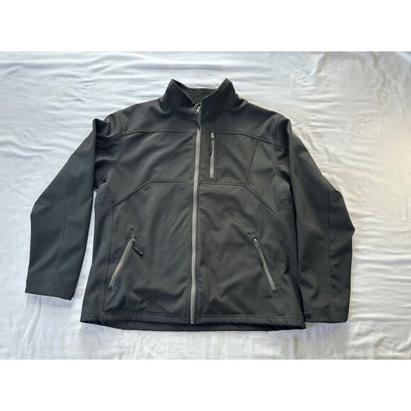Men's Red Head Full Zip Black Jacket Size XL Fleece Lined, Pockets - Picture 1 of 9